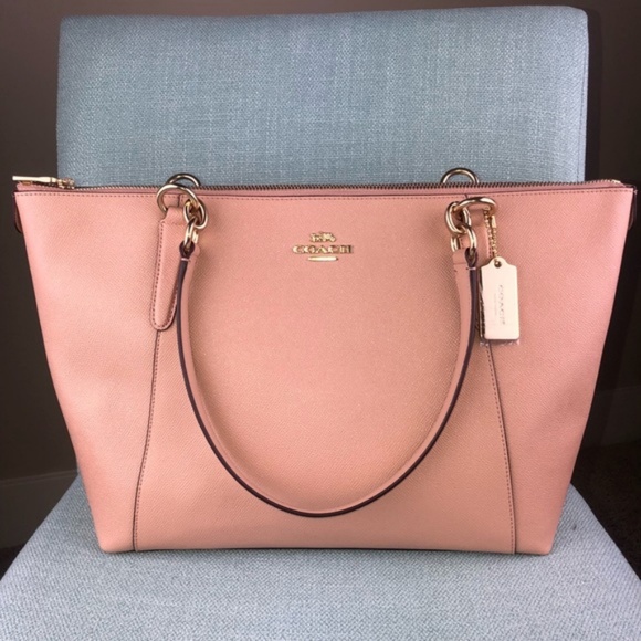 COACH Ava Tote Bag Nude Pink - Picture 2 of 7
